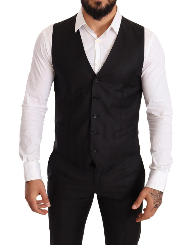 Black Wool Slim Fit MARTINI Suit