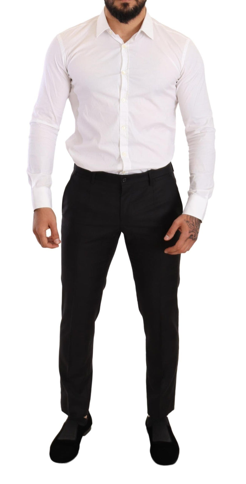 Black Wool Slim Fit MARTINI Suit