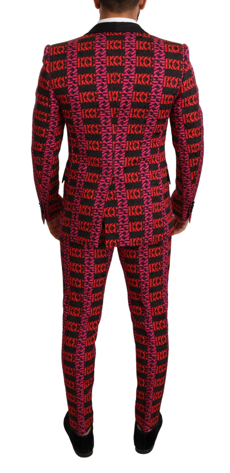 Multicolor D&G Logo Print 3 Piece Set Suit