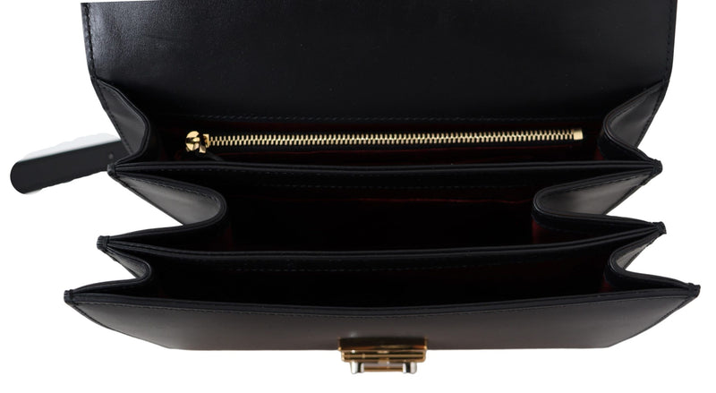 Black Leather Zumi Shoulder Bag