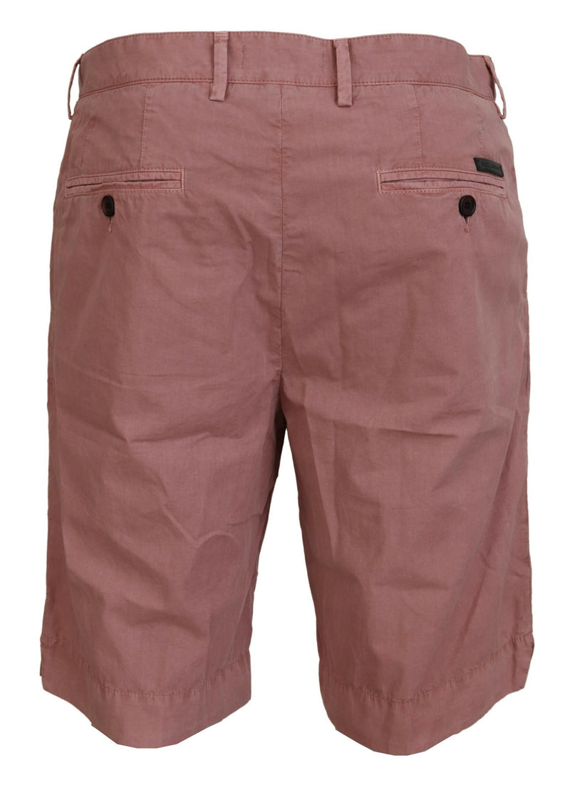 Pink Chinos Cotton Casual Mens Shorts