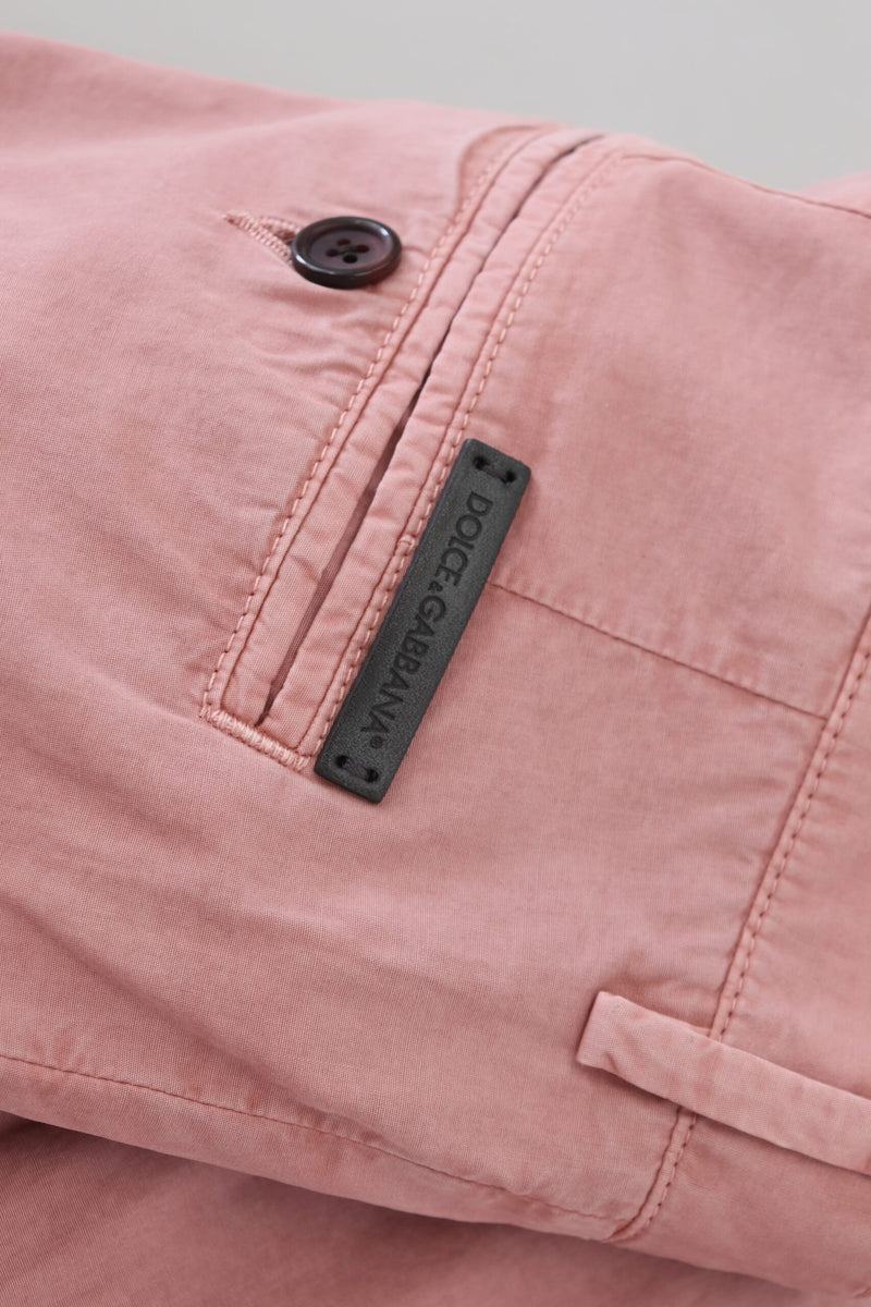 Pink Chinos Cotton Casual Mens Shorts