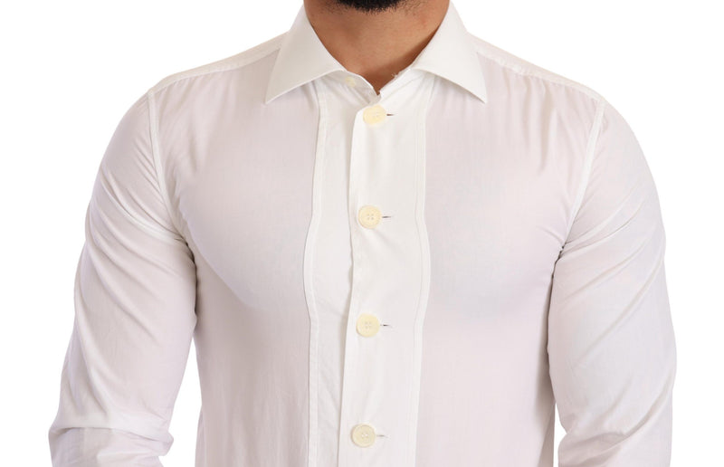 White Long Sleeves Cotton Formal Shirt