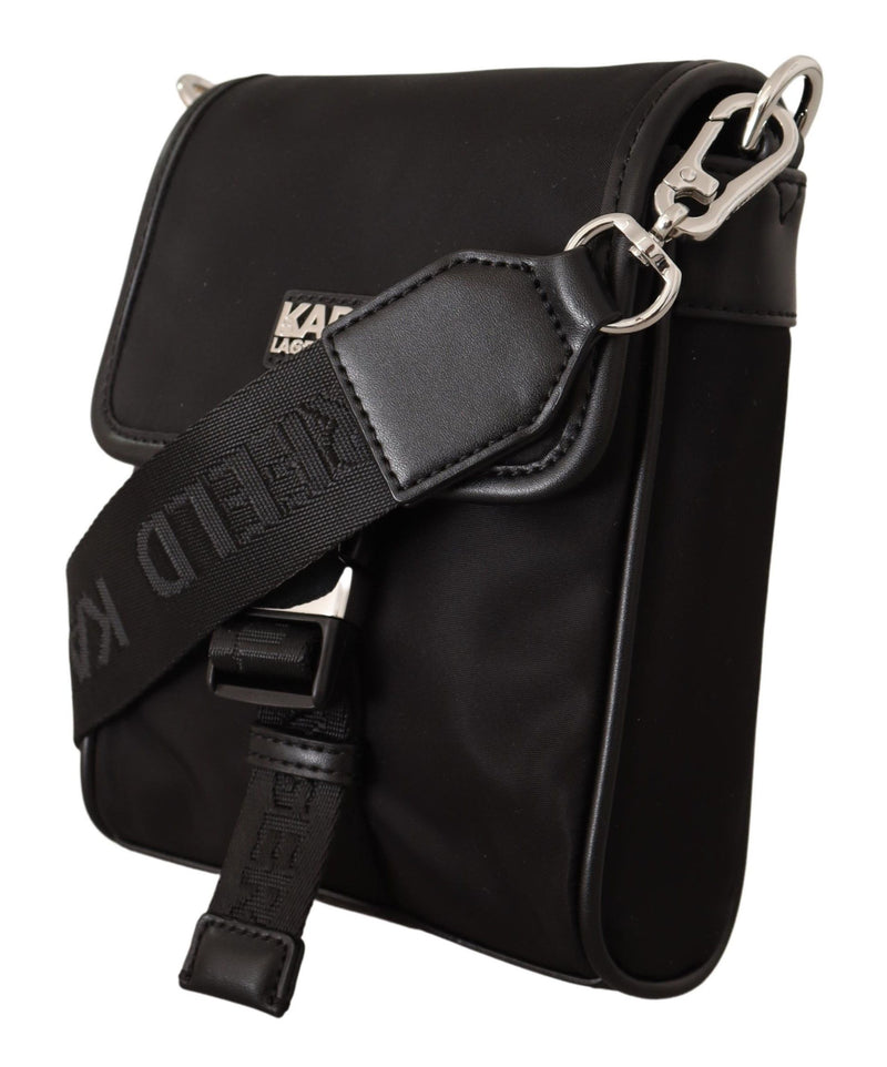 Black Nylon Small Crossbody Bag