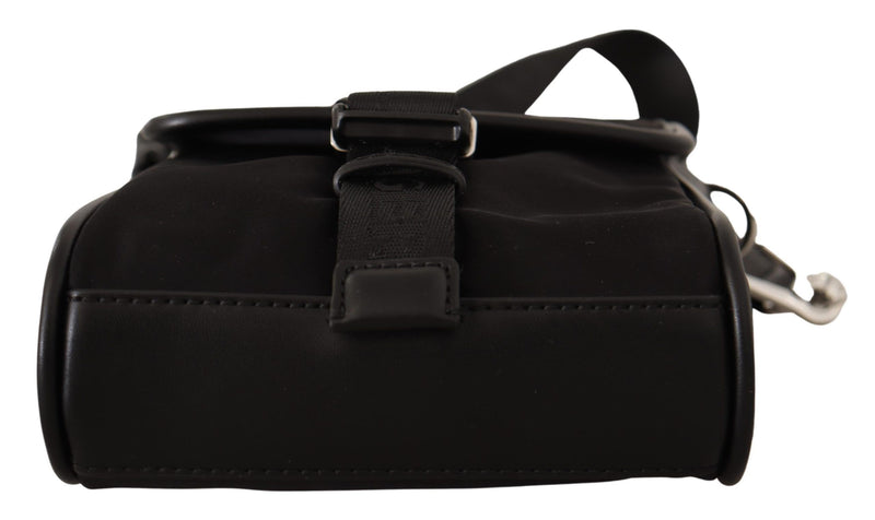 Black Nylon Small Crossbody Bag