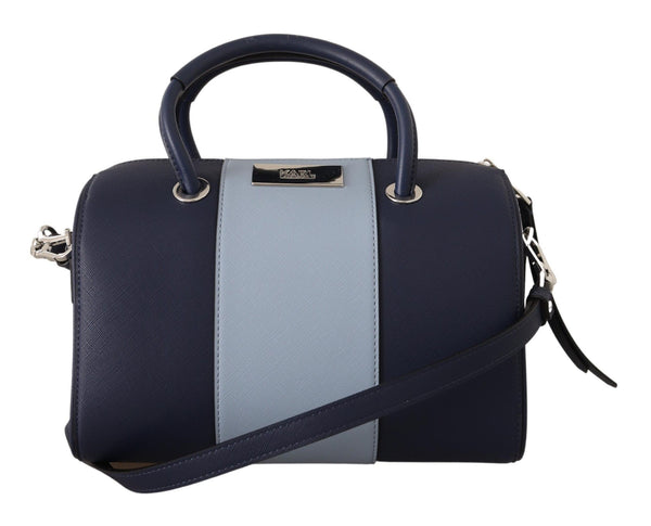 Peacoat Blue Polyurethane Shoulder And Handbag