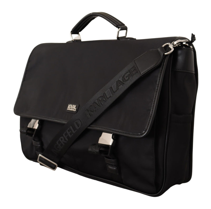 Black Nylon Briefcase