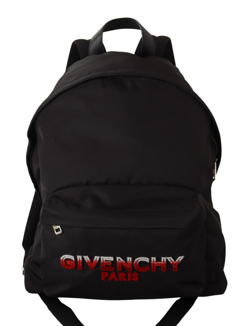 Black Nylon Urban Backpack