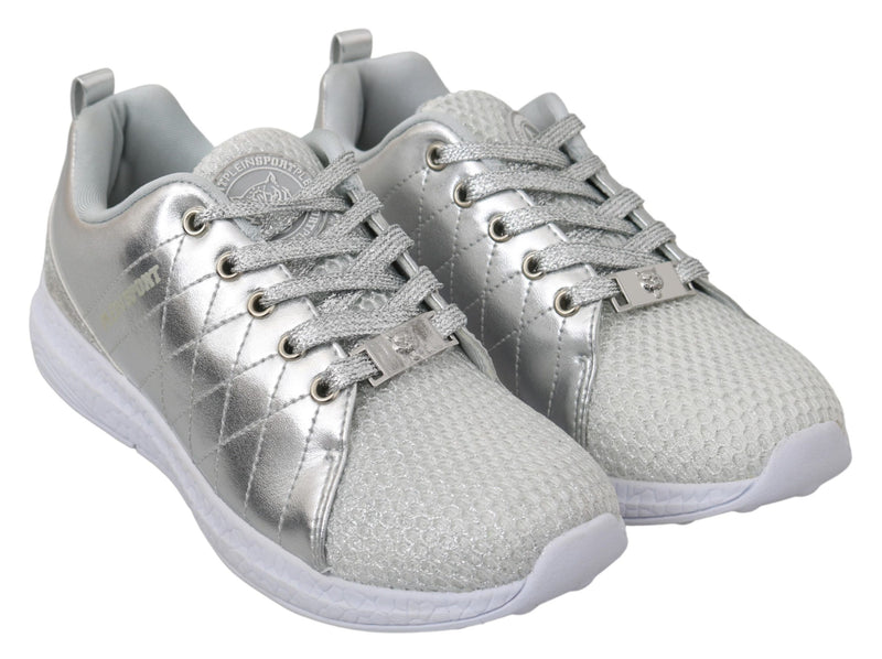 Gisella Silver Polyester Sneakers Shoes