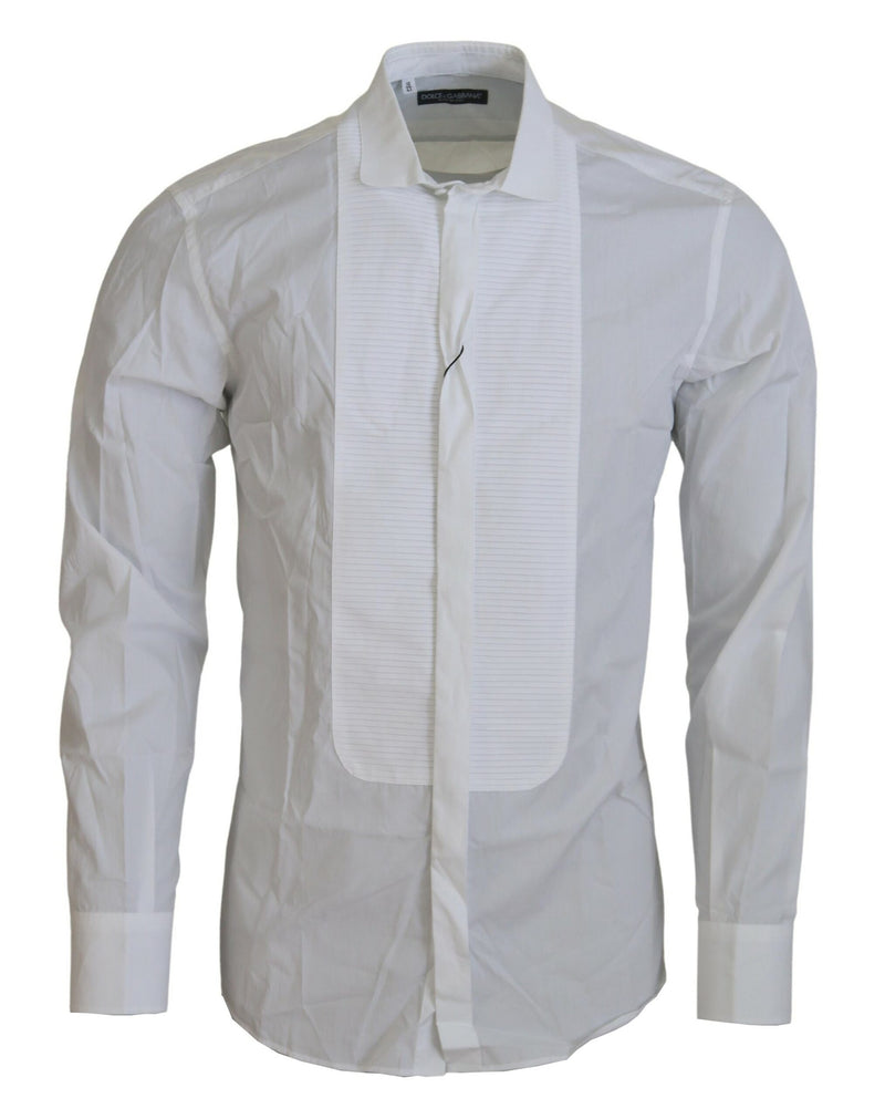 White Cotton Long Sleeves Mens Formal Shirt