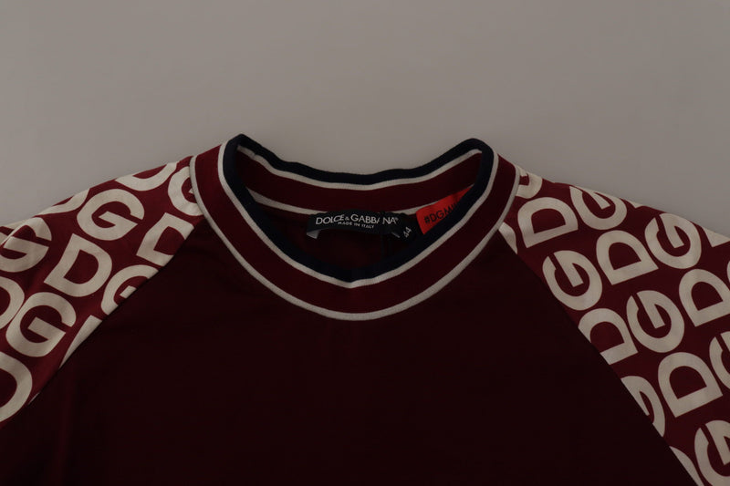 Bordeaux Jersey DG Mania Print Top T-shirt