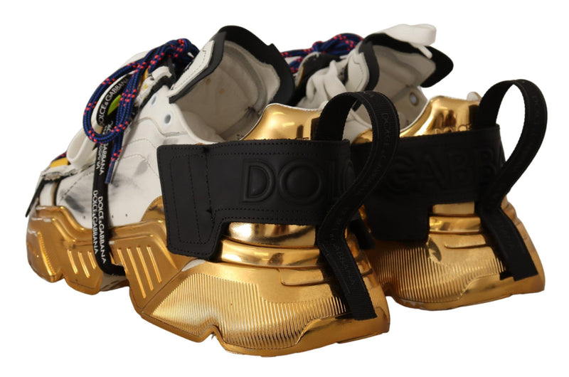 Multicolor Gold Leather Daymaster Sneakers