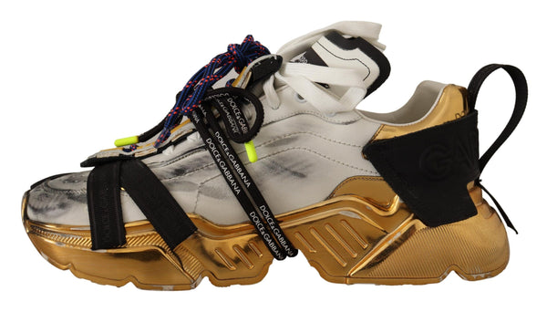 Multicolor Gold Leather Daymaster Sneakers