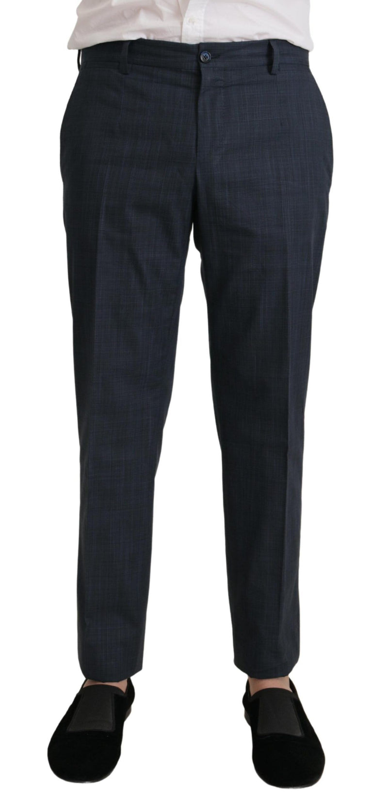 Dark Blue Cotton Formal 3 Piece MARTINI Suit