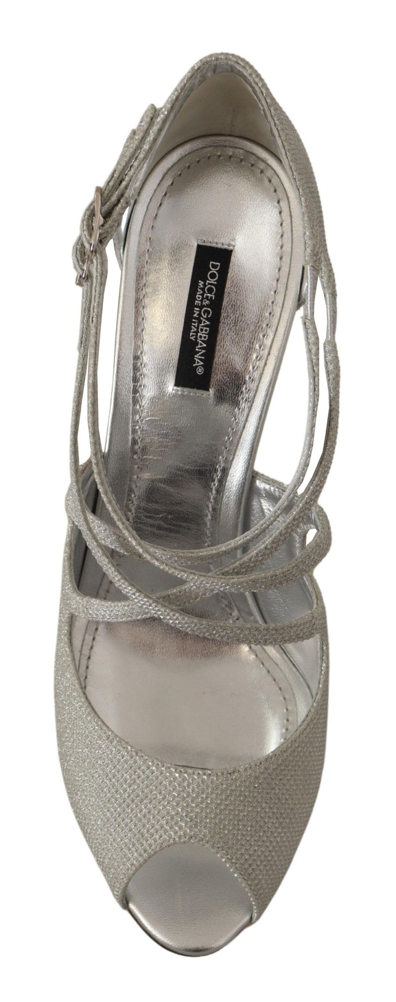 Silver Shimmers Sandals Pumps Shoes