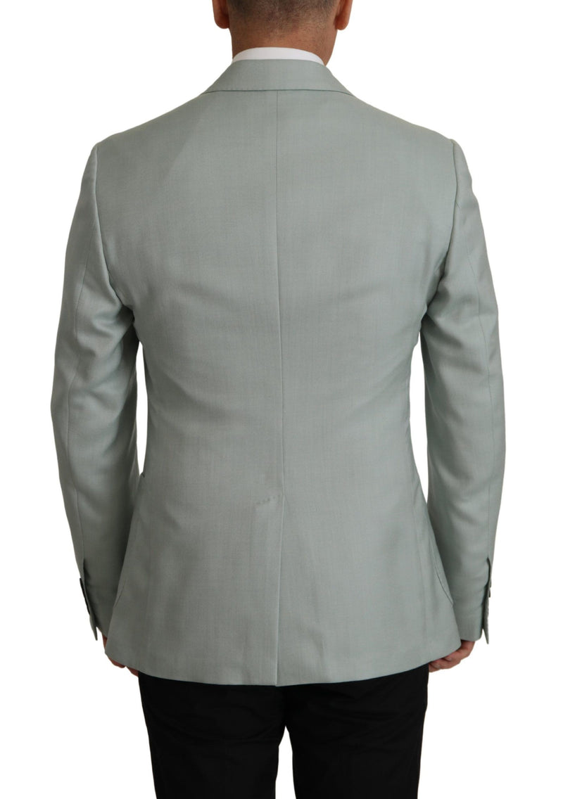 Light Green Cashmere Silk Blazer