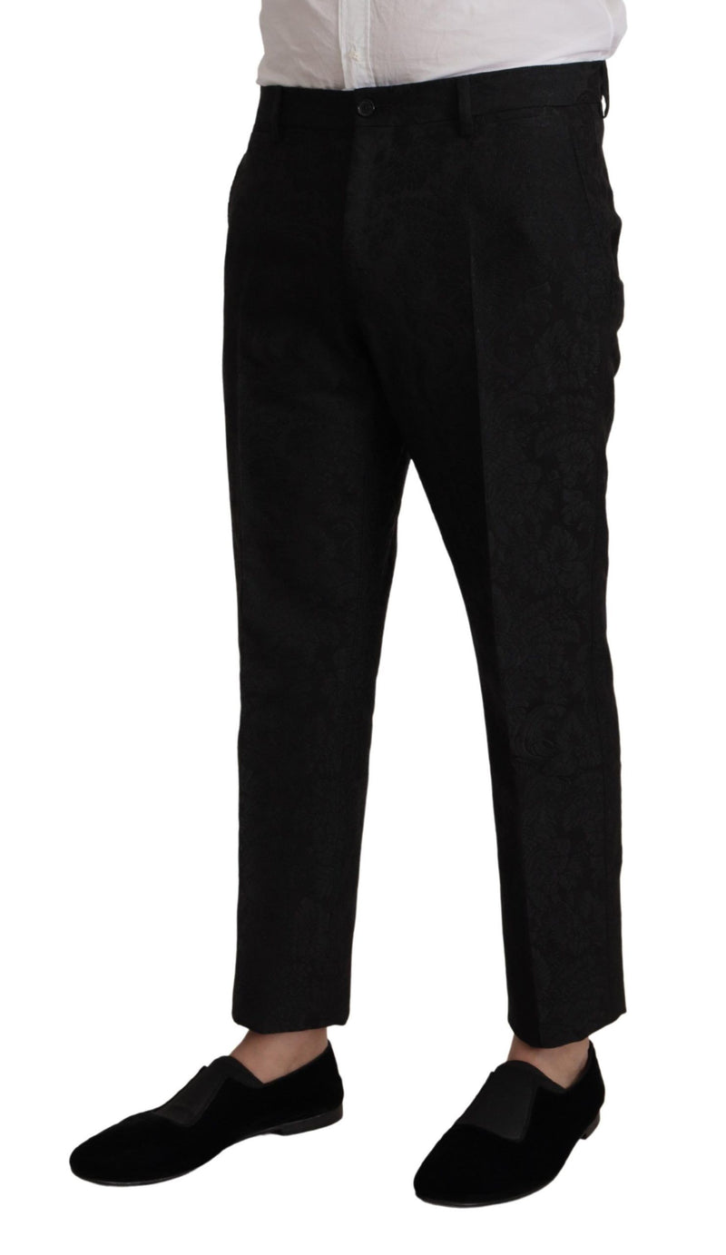 Black Polyester Formal 2 Piece MARTINI Suit