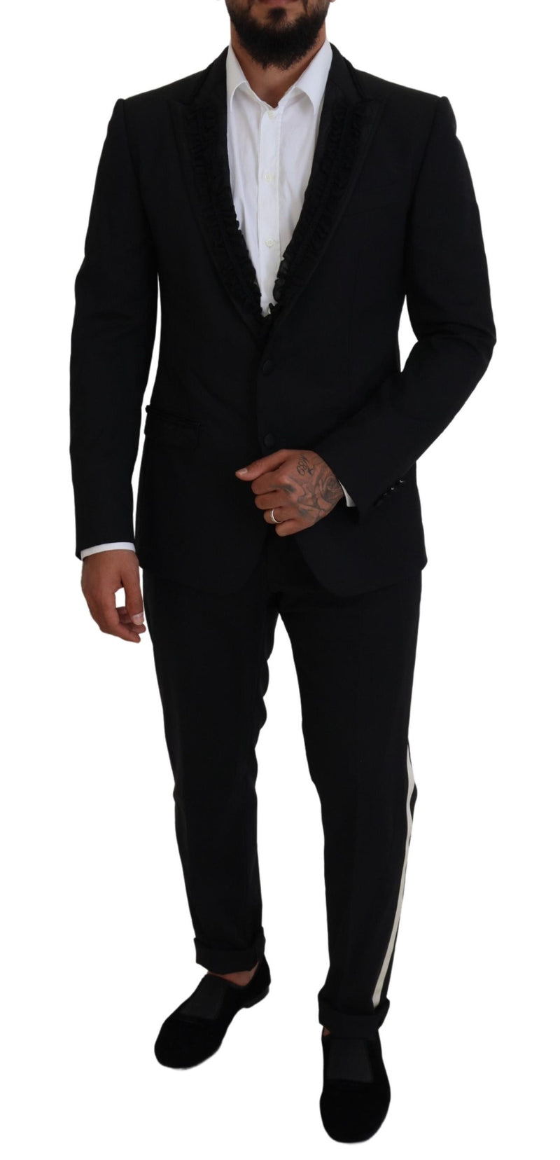 Black MARTINI Slim Fit Jacket Blazer