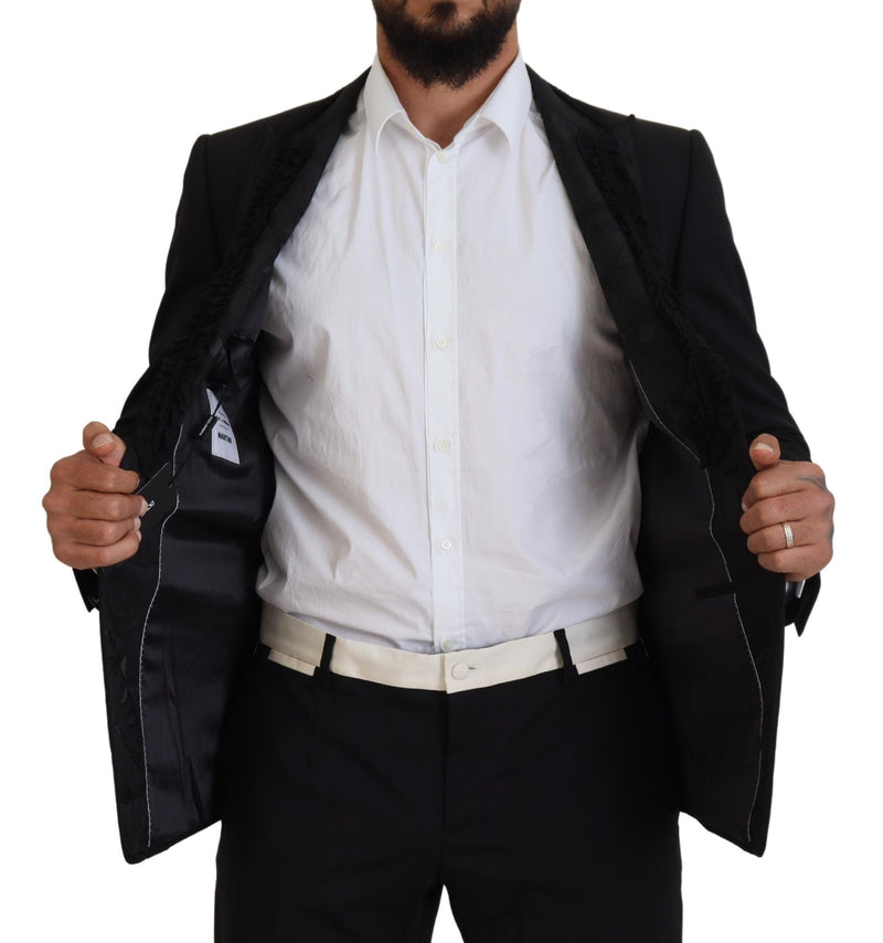 Black MARTINI Slim Fit Jacket Blazer