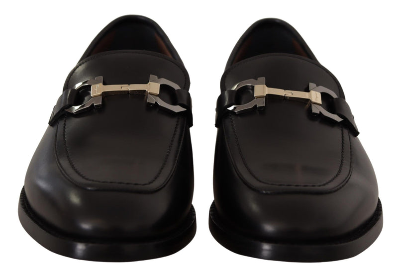 Black Calf Leather Moccasin Formal Shoes