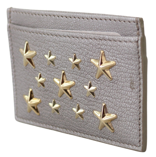 Umika Light Khaki/Gold Leather Card Holder