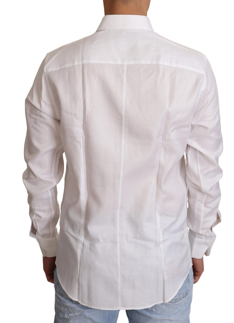 White Cotton Dress Formal MARTINI Shirt