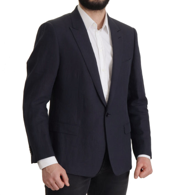 Dark Blue ALTA SARTORIA Jacket Coat Blazer