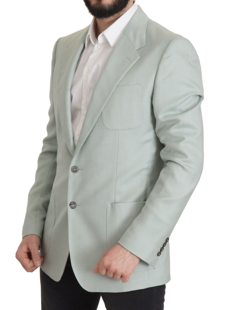 Green Cashmere Jacket Blazer Jacket