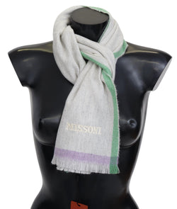 Beige 100% Cashmere Unisex Wrap Scarf