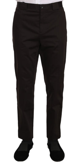 Purple Cotton Stretch Formal Trouser Pants