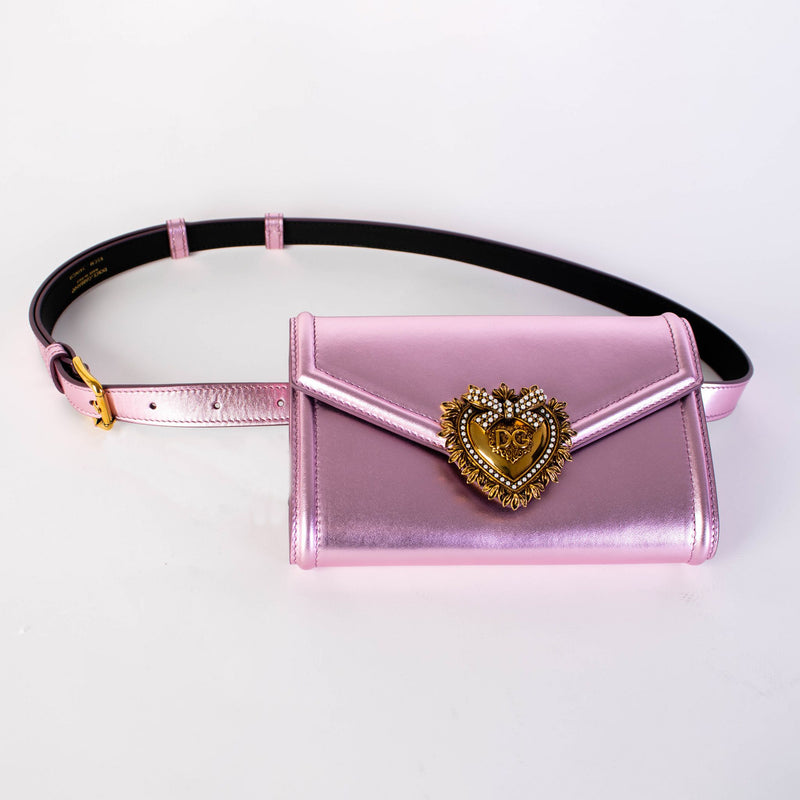 Pink Satin Devotion Clutch