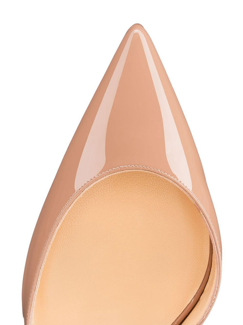 Nude Patent Leather Décolleté