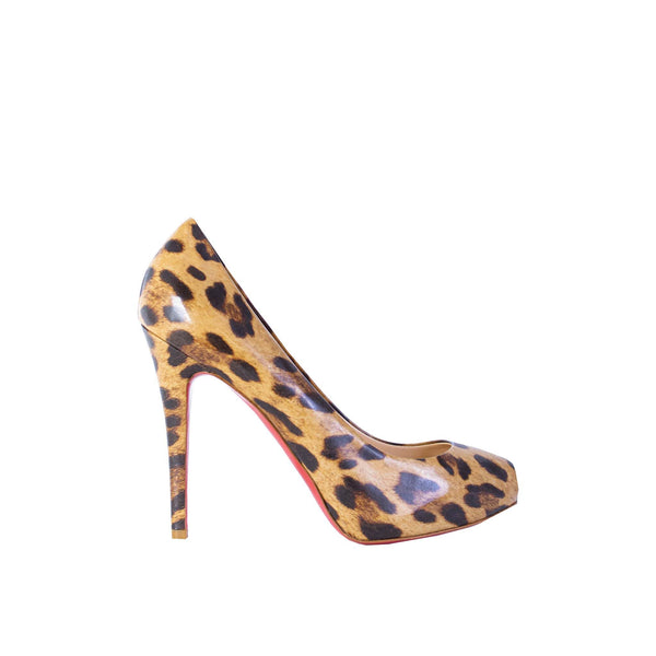 Christian Loboutin Printed Leopard Pumps