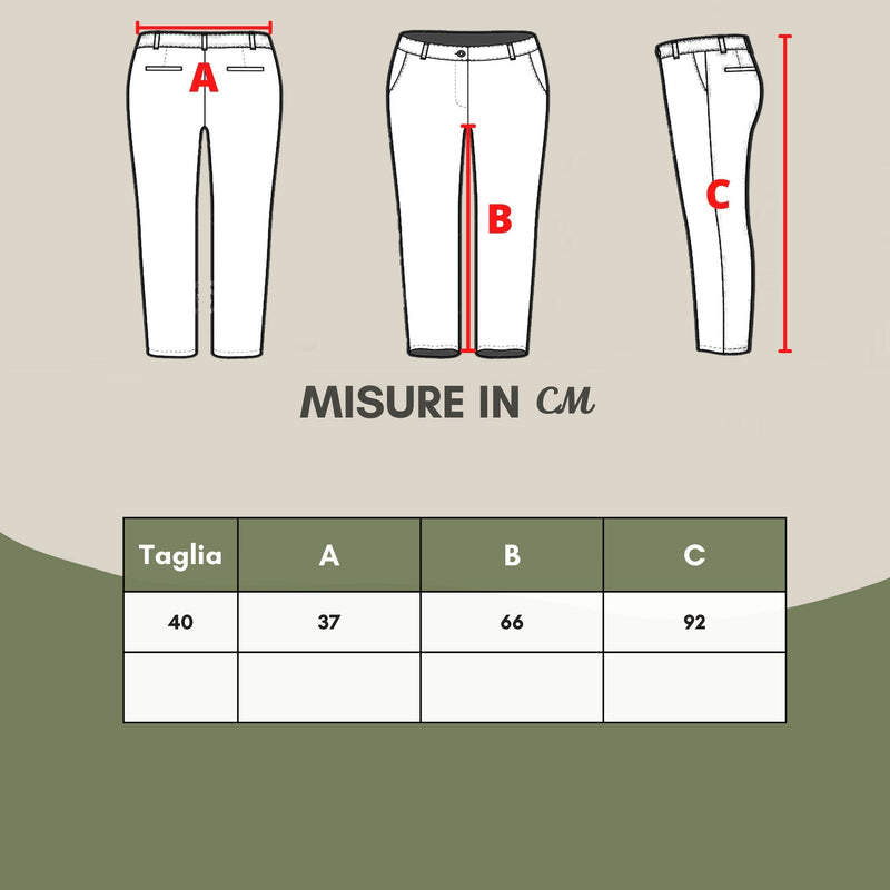 Blue Linen Blend  Chino Trousers