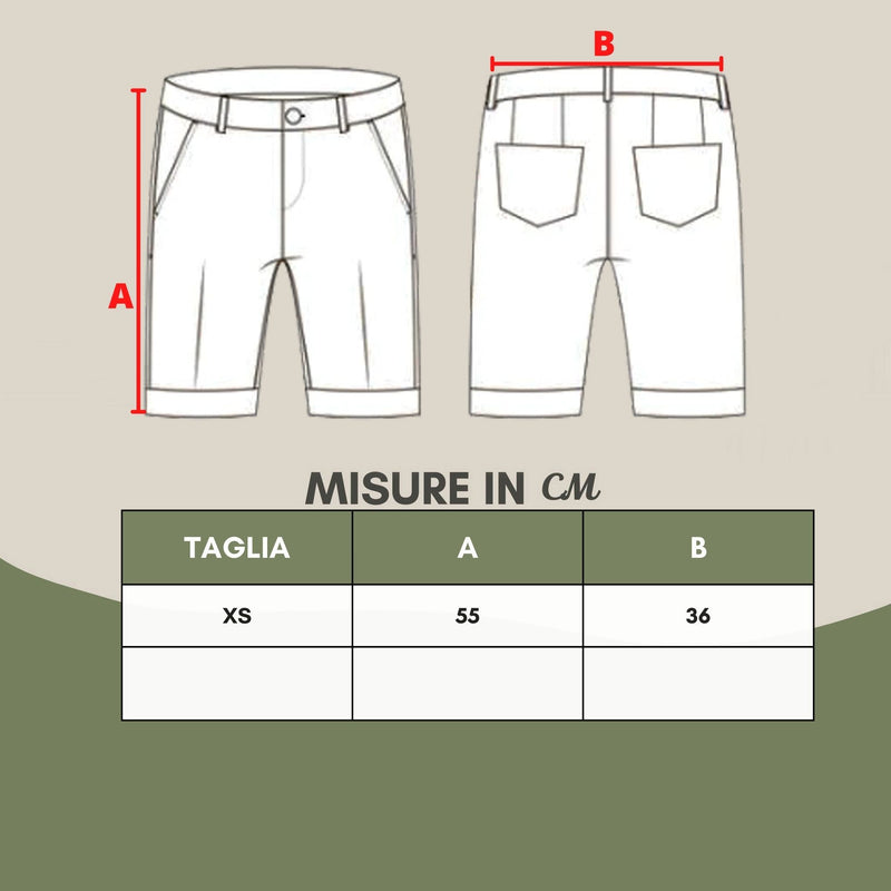 Cotton Beige Sweatshort