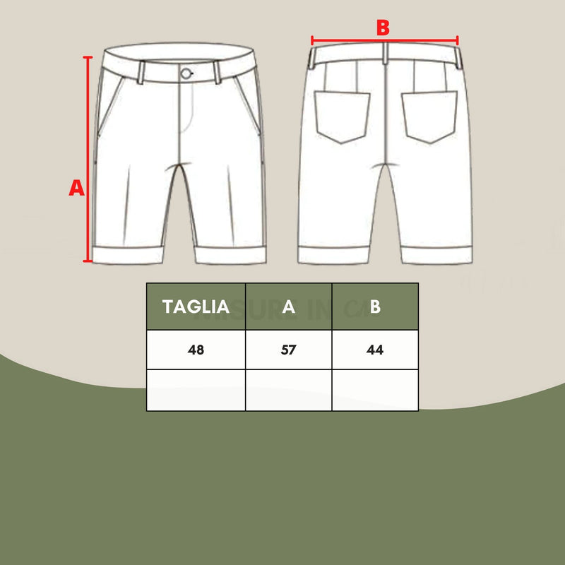 Beige C.P. Company Bermuda Cargo Pants