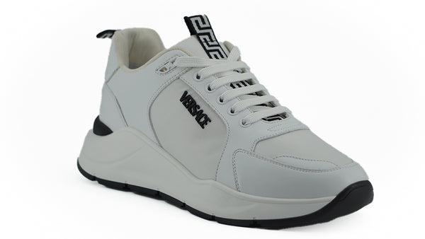 White Calf Leather Sneakers