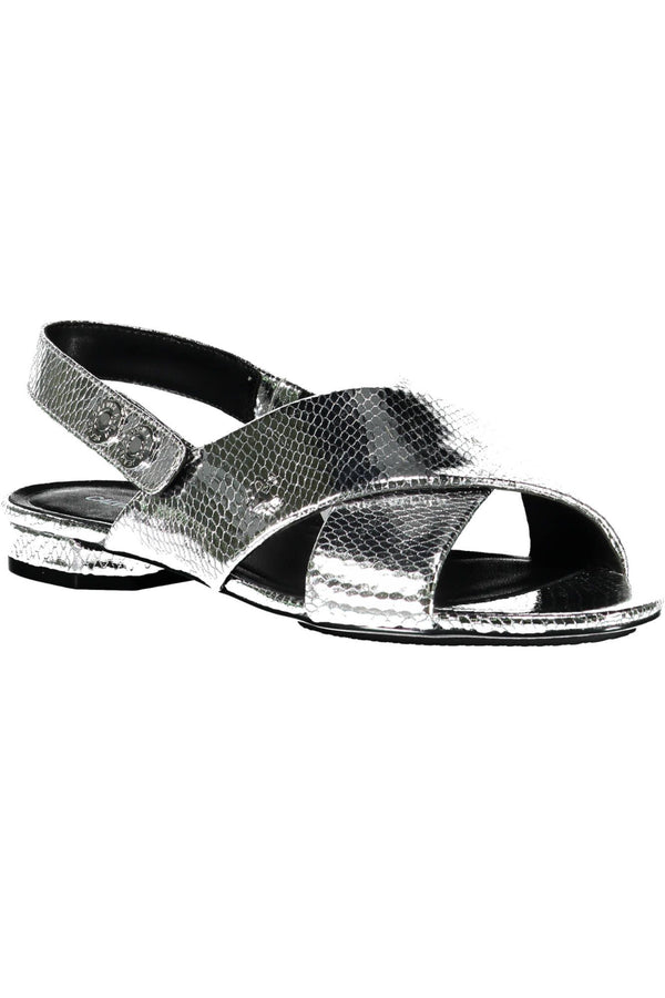 Silver Rubber Sandal