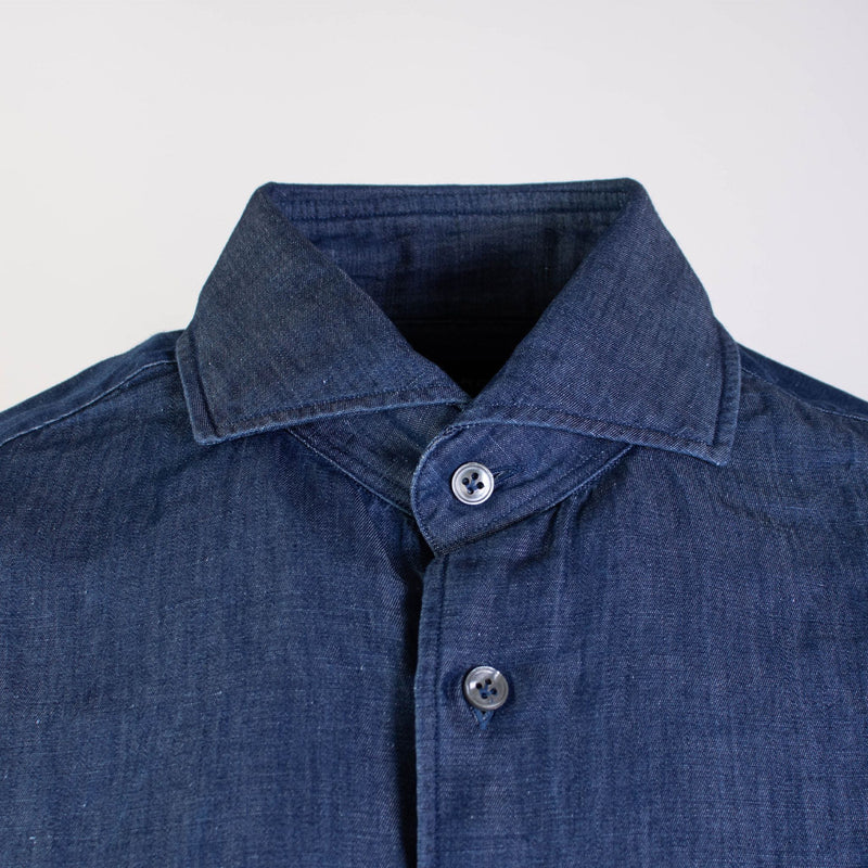 Blu Denim Regular Fit Lardini Shirt