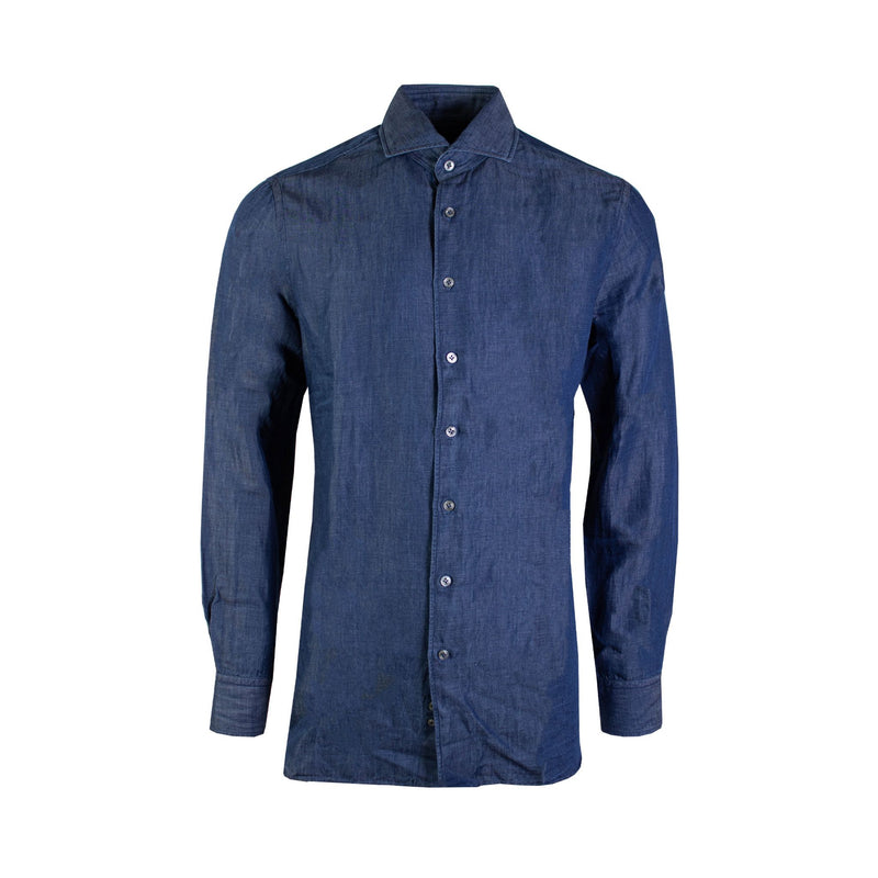 Blu Denim Regular Fit Lardini Shirt