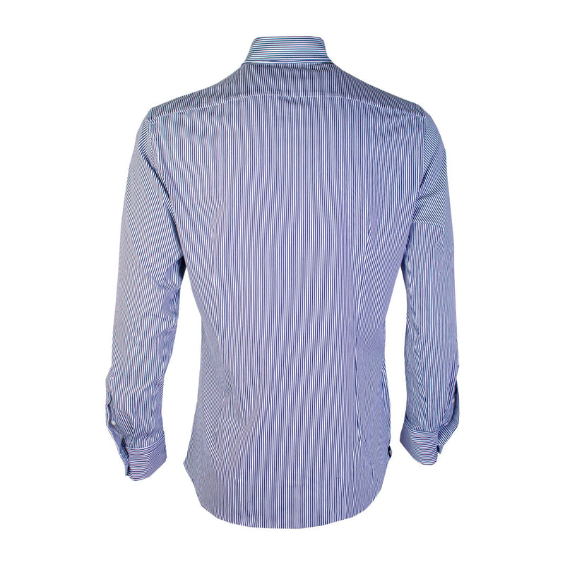 Light Blue Striped Slim Fit Shirt