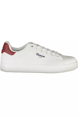 White Polyester Sneaker