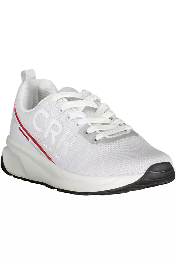 White Polyester Sneaker