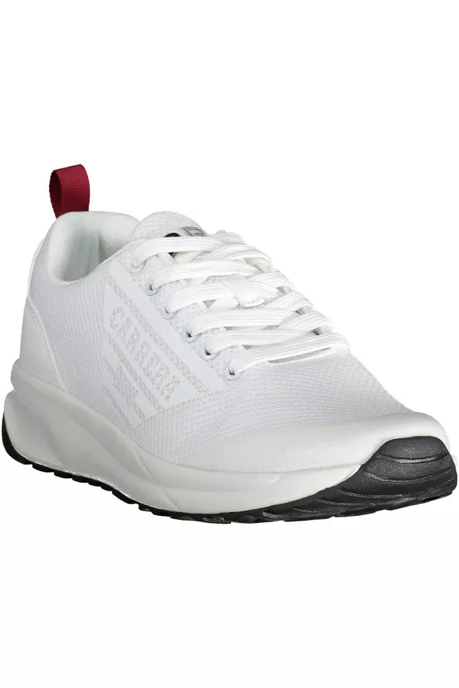 White Polyester Sneaker