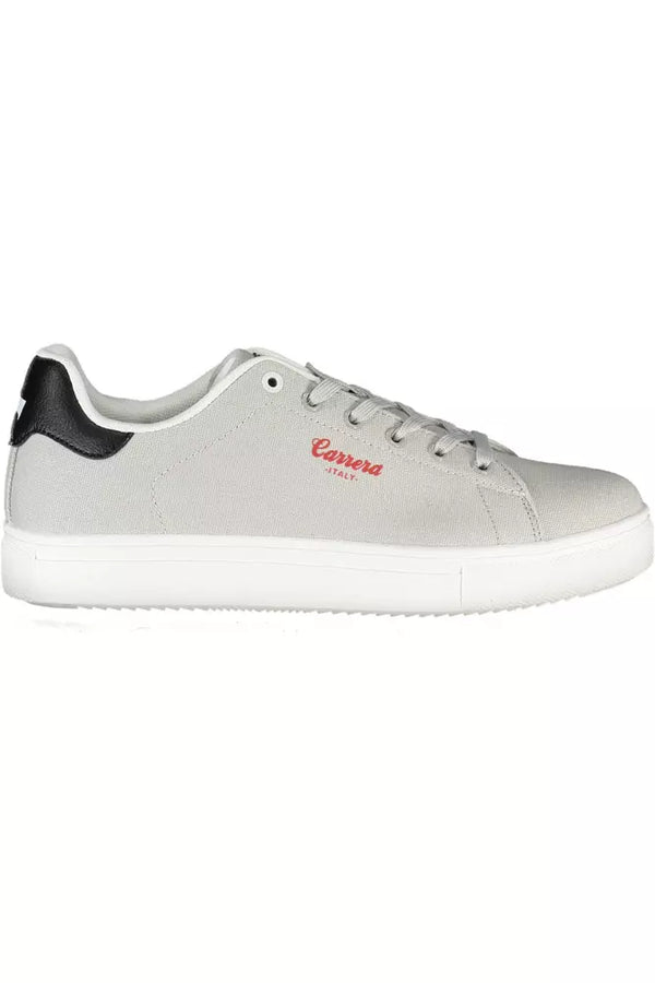 Gray Polyester Sneaker