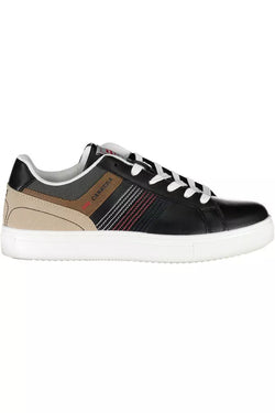 Black Polyester Sneaker