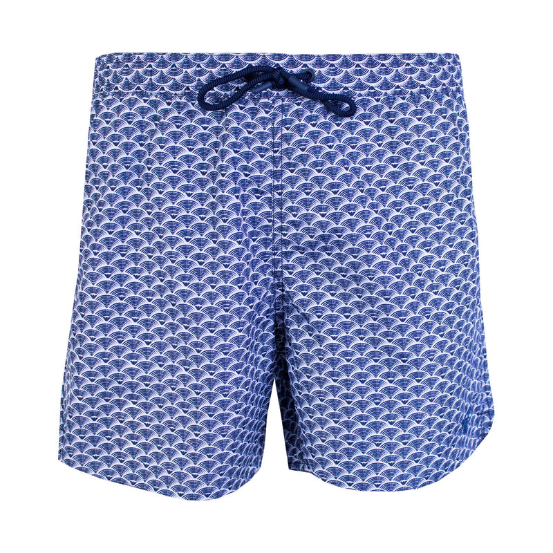 Emporio Armani Blue Printed Swim Shorts