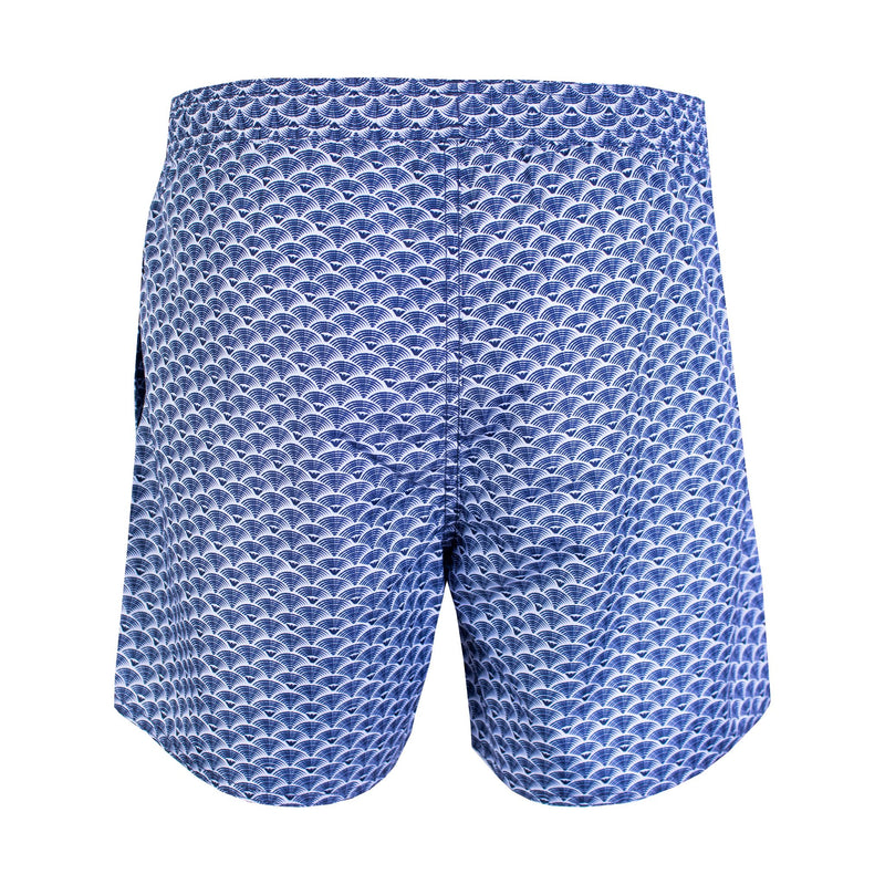 Emporio Armani Blue Printed Swim Shorts