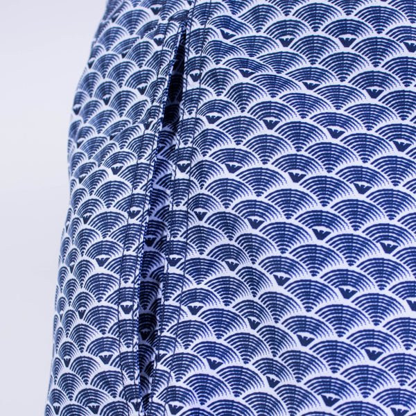 Emporio Armani Blue Printed Swim Shorts