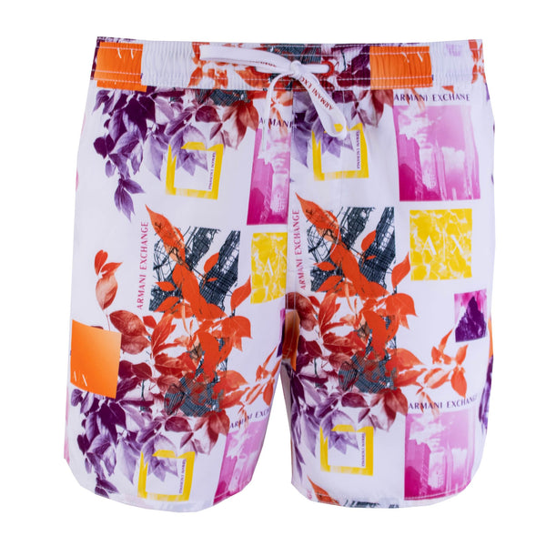 Armani Exchange Multicolor Swim Shorts